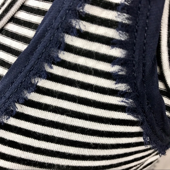 EUC Navy/White Striped Dual-Layer Tank - Picture 4 of 6